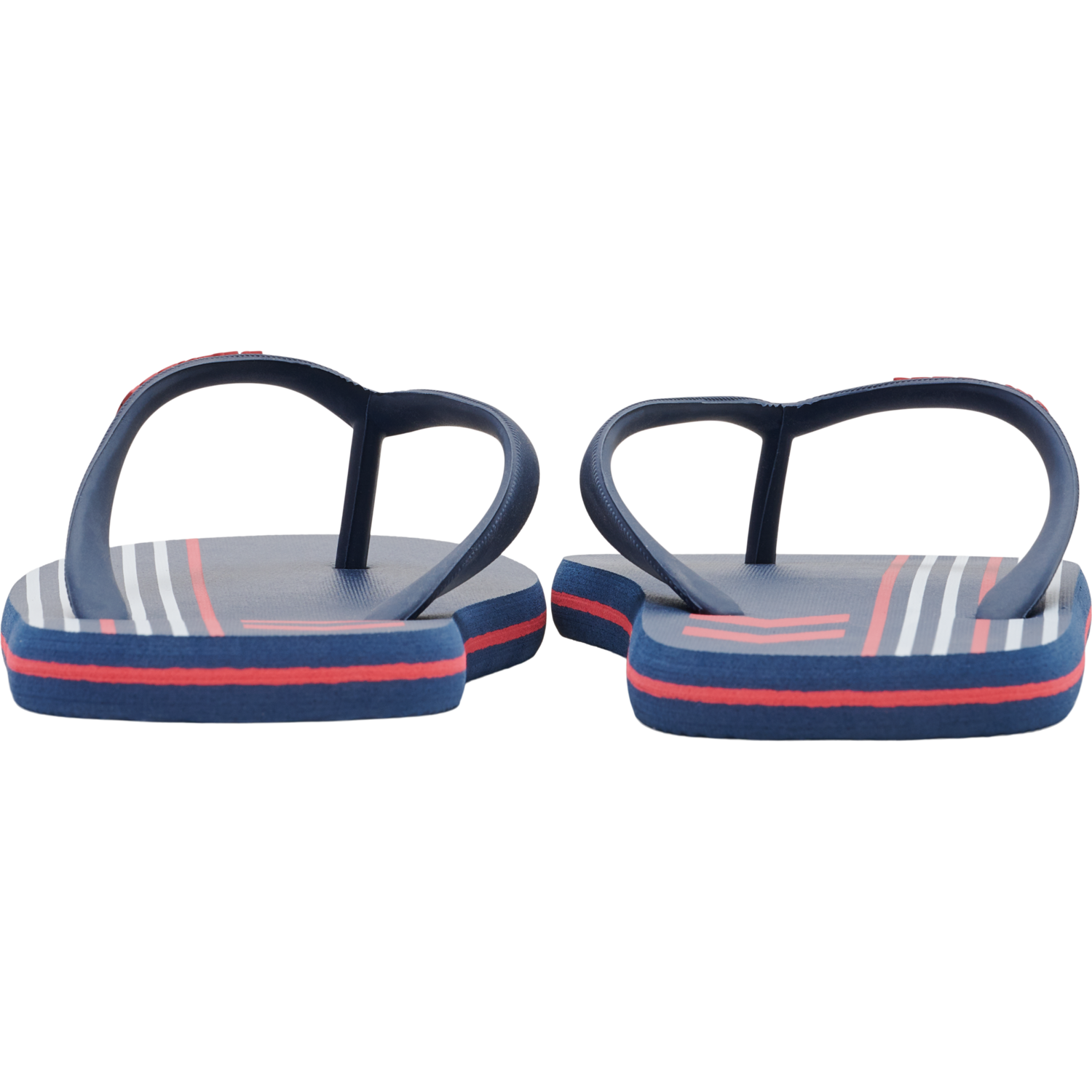 MULTI STRIPE FLIP FLOP, BLACK IRIS/FLAME SCARLET, packshot