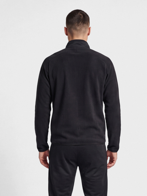 hmlGO FLEECE JACKET, BLACK, model