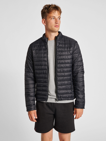 hmlRED QUILTED JACKET, BLACK, model