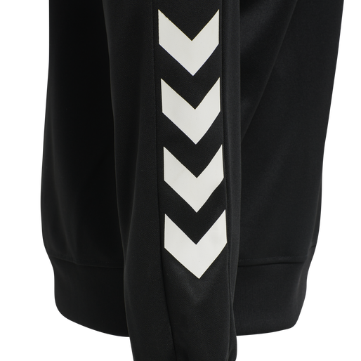 hmlPROMO POLY HOODIE, BLACK, packshot