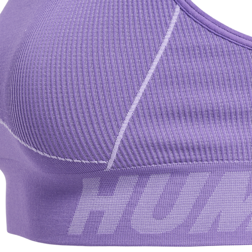 hmlTE CHRISTEL SEAMLESS SPORTS TOP, PAISLEY PURPLE/LAVENDER MELANG, packshot
