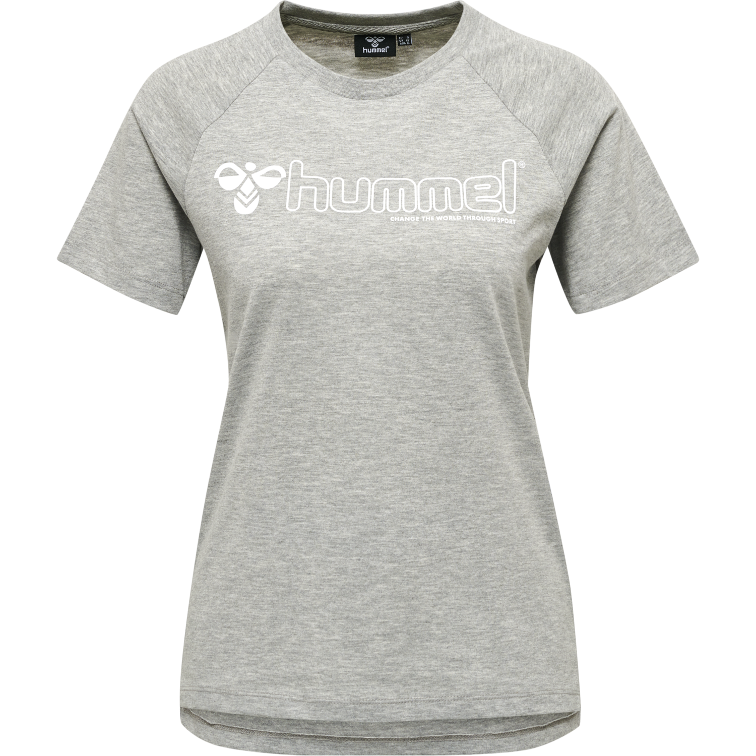 hmlNONI 2.0 T-SHIRT, GREY MELANGE, packshot