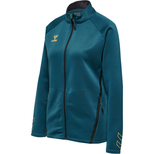 hmlCIMA XK ZIP JACKET WOMAN, BLUE CORAL hmlCIMA XK ZIP JACKET WOMAN, BLUE CORAL, packshot