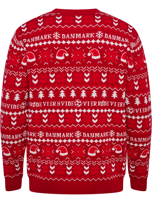 DBU FAN 25 CHRISTMAS SWEATER, TANGO RED, packshot
