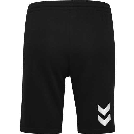 HMLGO COTTON BERMUDA SHORTS WOMAN, BLACK HMLGO COTTON BERMUDA SHORTS WOMAN, BLACK, packshot