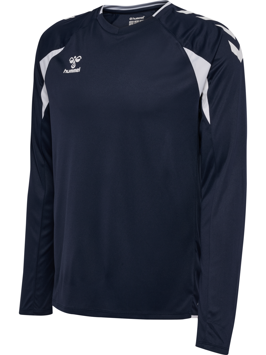 hmlCORE 2.0 JERSEY L/S, MARINE/WHITE, packshot