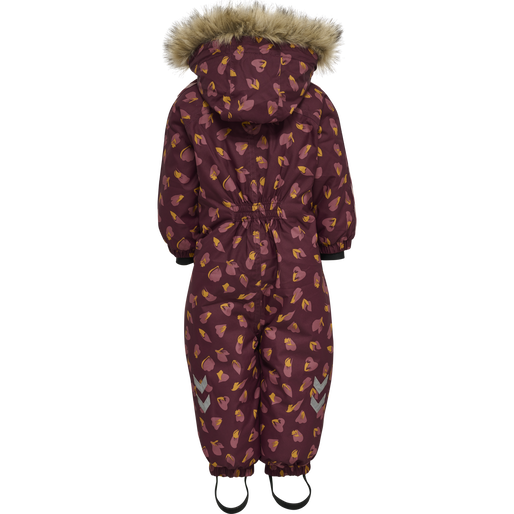 hmlMOON TEX SNOWSUIT, WINDSOR WINE, packshot