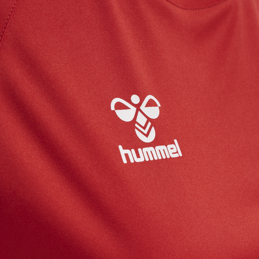 hmlCORE XK CORE POLY TEE  S/S WOMAN, TRUE RED hmlCORE XK CORE POLY TEE  S/S WOMAN, TRUE RED, packshot