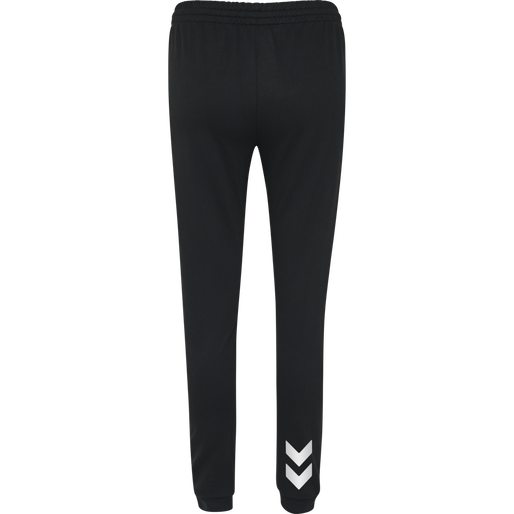 HMLGO COTTON PANTS WO, BLACK HMLGO COTTON PANTS WO, BLACK, packshot