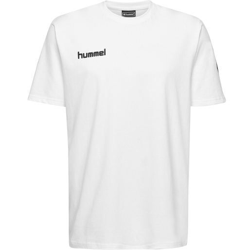 HMLGO COTTON T-SHIRT S/S, WHITE, packshot