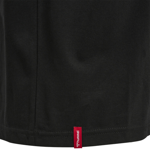 hmlRED BASIC T-SHIRT S/S, BLACK hmlRED BASIC T-SHIRT S/S, BLACK, packshot