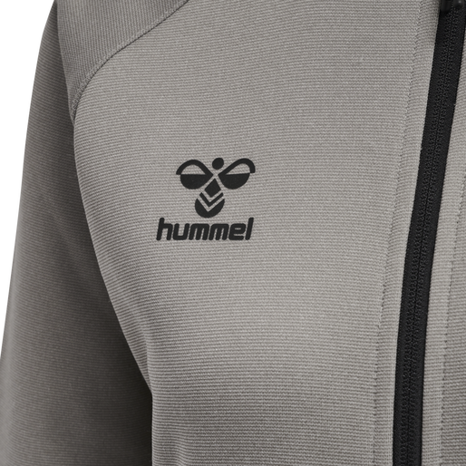 hmlCIMA XK ZIP JACKET WOMAN, GREY MELANGE hmlCIMA XK ZIP JACKET WOMAN, GREY MELANGE, packshot