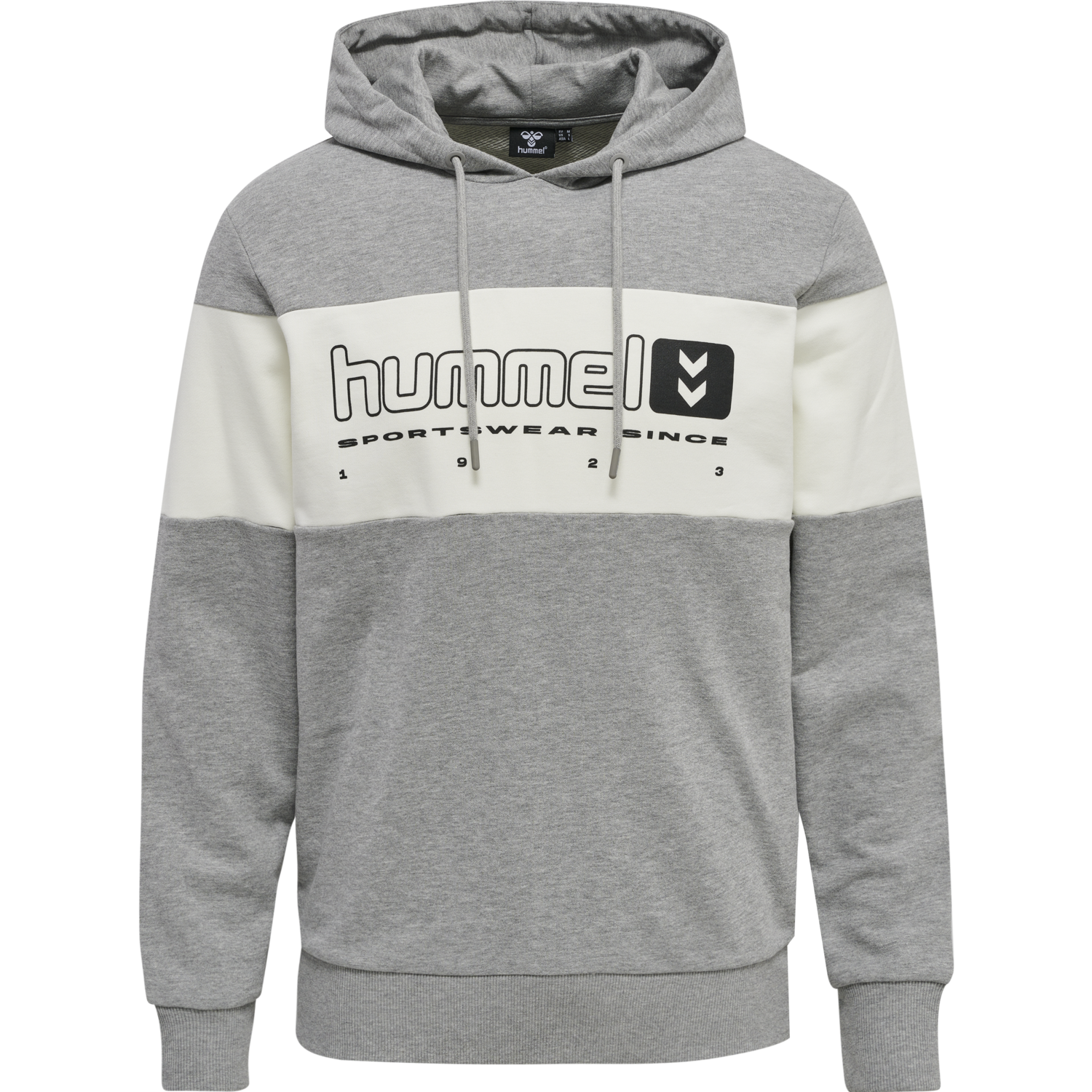hmlLGC MUSA HOODIE, GREY MELANGE, packshot