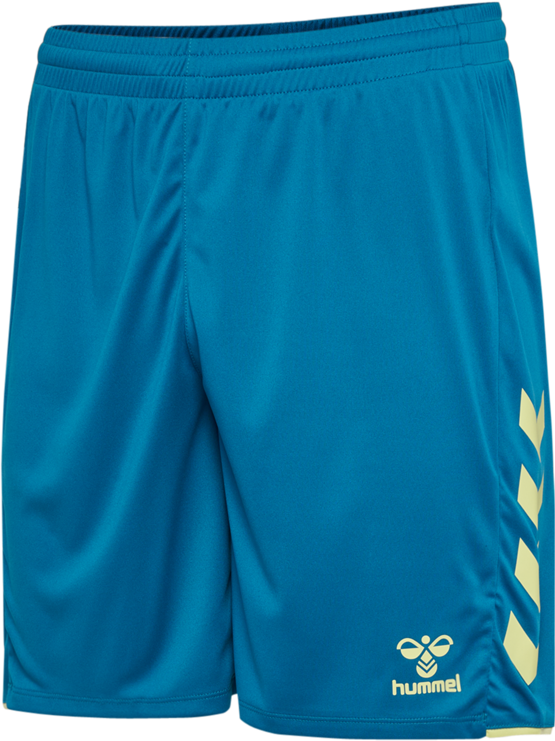 hmlCORE 2.0 SHORTS, CELESTIAL/PALE LIME YELLOW, packshot