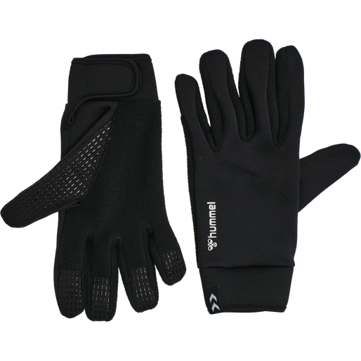 HUMMEL WARM PLAYER GLOVE, BLACK, packshot