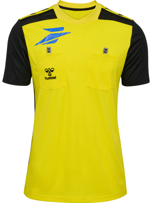 FFHB NEW REFEREE JERSEY S/S, BLAZING YELLOW W/O SPONSOR FFHB NEW REFEREE JERSEY S/S, BLAZING YELLOW W/O SPONSOR, packshot