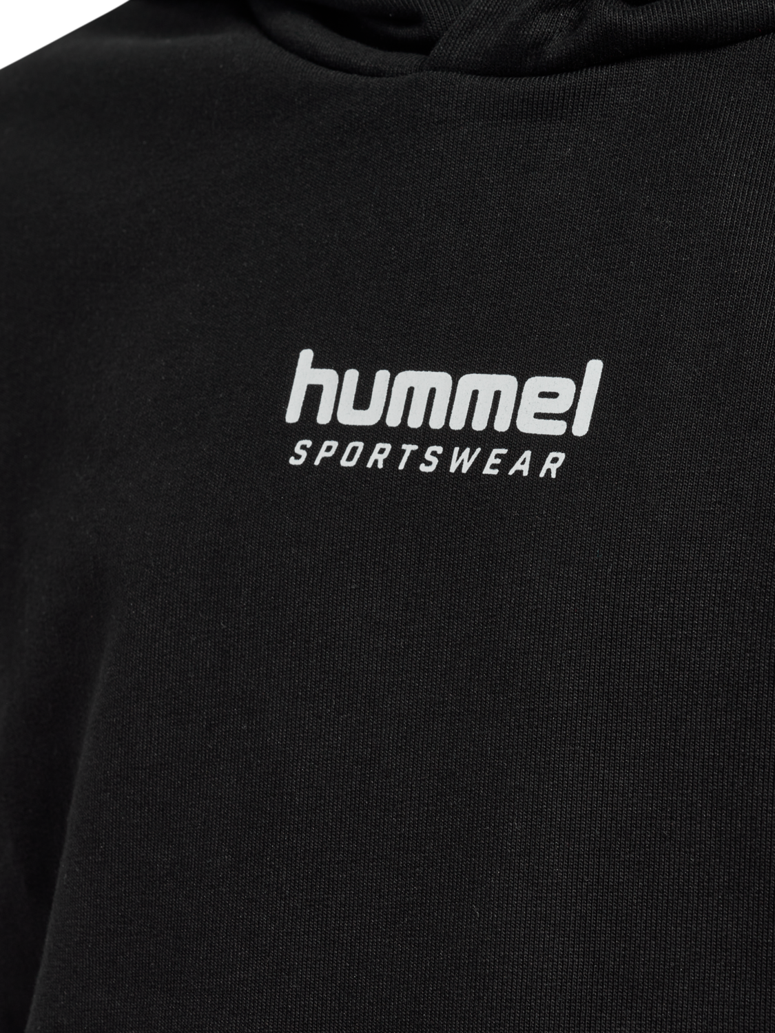 hmlCUA HOODIE, BLACK, packshot