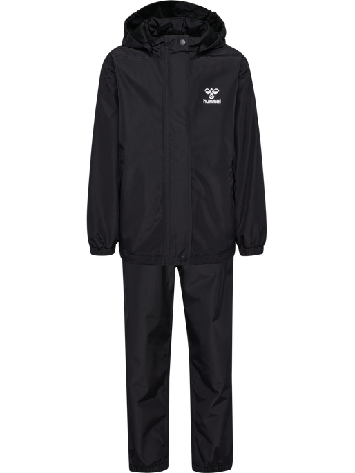 hmlNESSIE RAINSUIT, BLACK, packshot