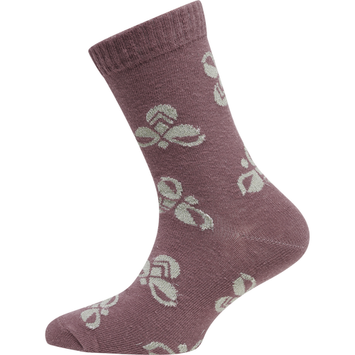 hmlALFIE SOCK 3-PACK, HEATHER ROSE, packshot