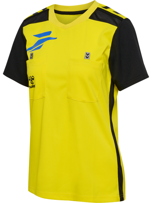 FFHB NEW REFEREE JERSEY S/S WO, BLAZING YELLOW W/O SPONSOR FFHB NEW REFEREE JERSEY S/S WO, BLAZING YELLOW W/O SPONSOR, packshot