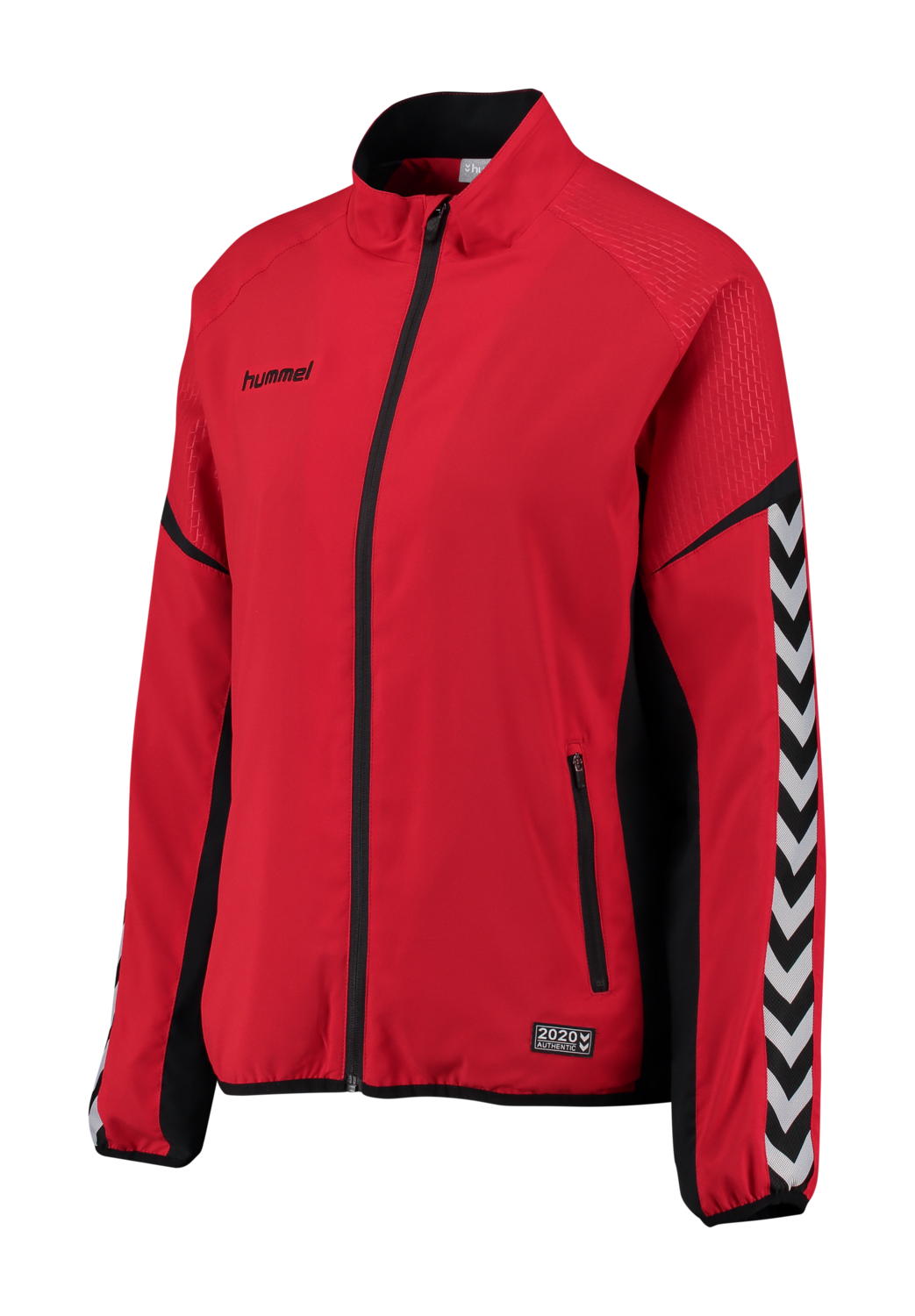 hummel authentic charge poly zip jacket