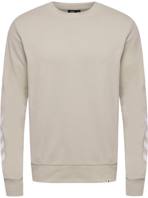 hmlLEGACY CHEVRON SWEATSHIRT, PUMICE STONE, packshot