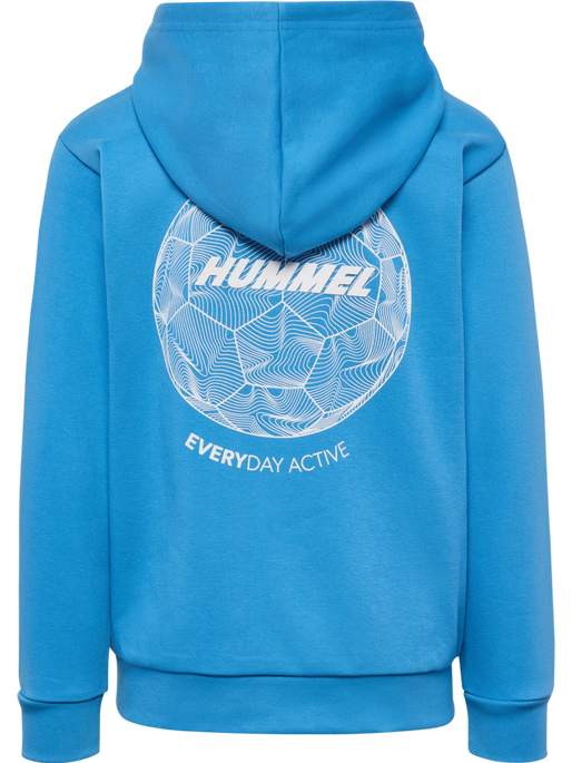 hmlCASPER HOODIE, LICHEN BLUE, packshot
