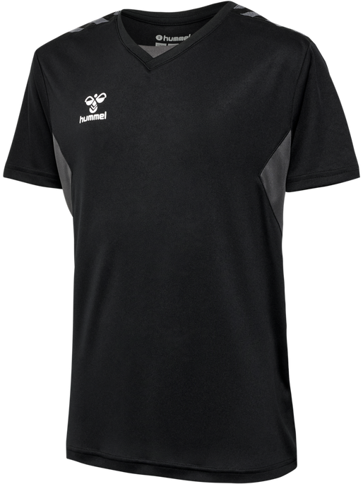 hmlAUTHENTIC PL JERSEY S/S KIDS, BLACK hmlAUTHENTIC PL JERSEY S/S KIDS, BLACK, packshot