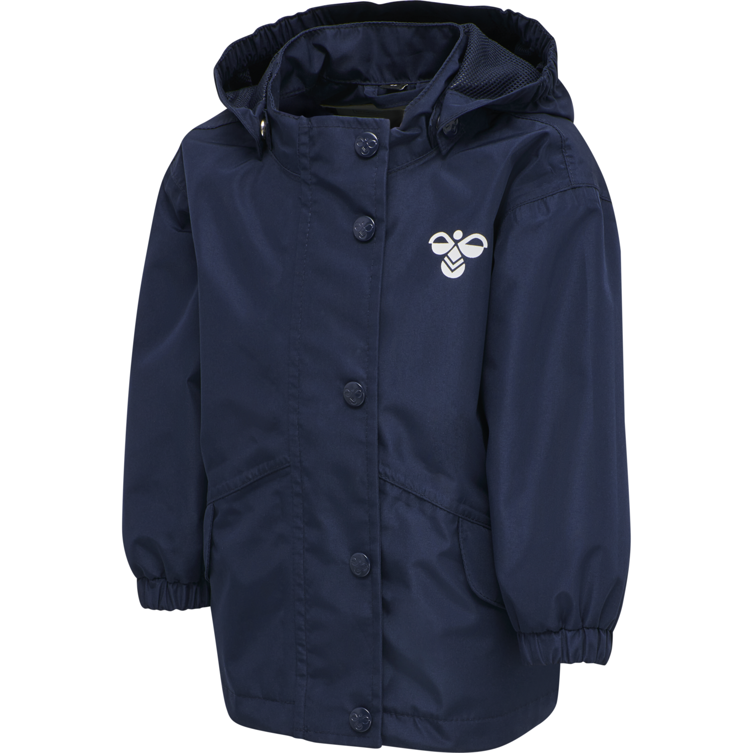 hmlREVA RAINSUIT MINI, BLACK IRIS, packshot