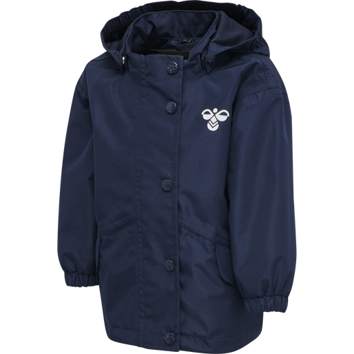 hmlREVA RAINSUIT MINI, BLACK IRIS, packshot