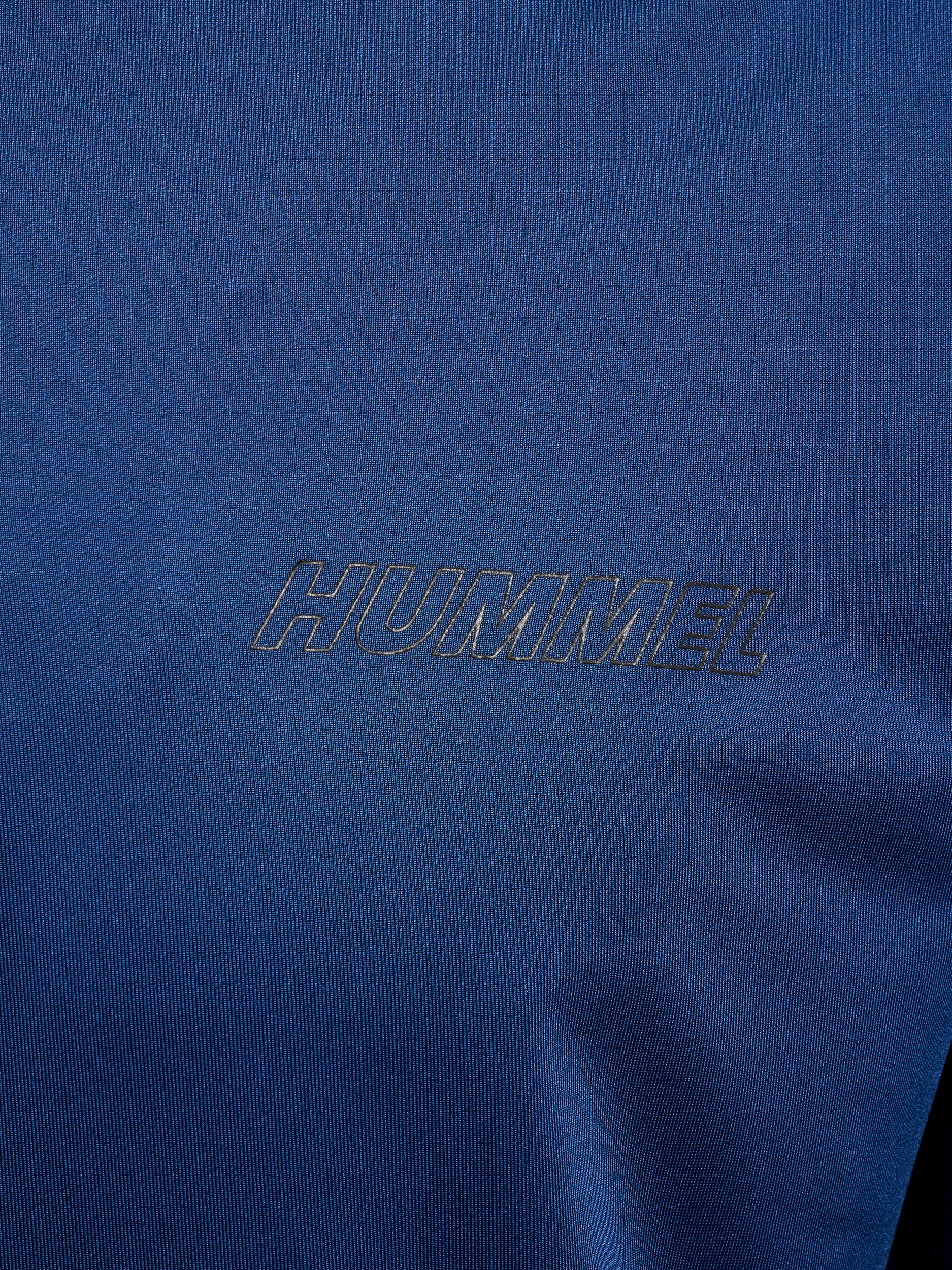 hmlTE STRENGTH PL HALF ZIP, INSIGNIA BLUE/BLACK, packshot