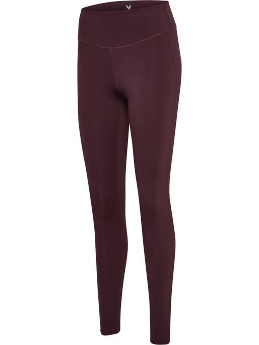 hmlPULSE HIGH WAIST TIGHTS, FUDGE, packshot