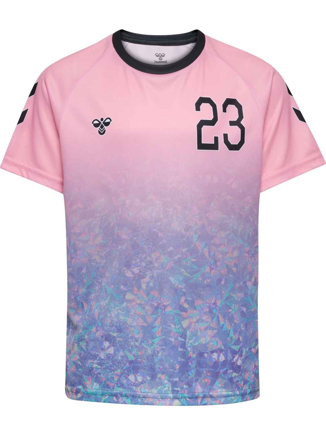 hmlSHIMMER T-SHIRT S/S, PINK NECTAR, packshot