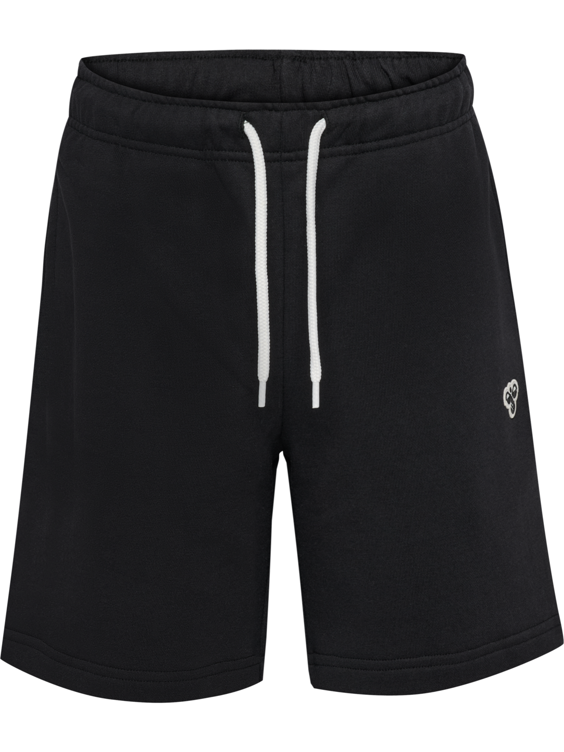hmlJR LOOSE SWEAT SHORTS BEE, BLACK, packshot