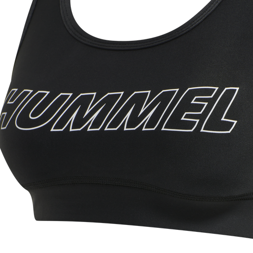 hmlTE TOLA 2-PACK SPORTS BRA, BLACK/DRIFTWOOD, packshot