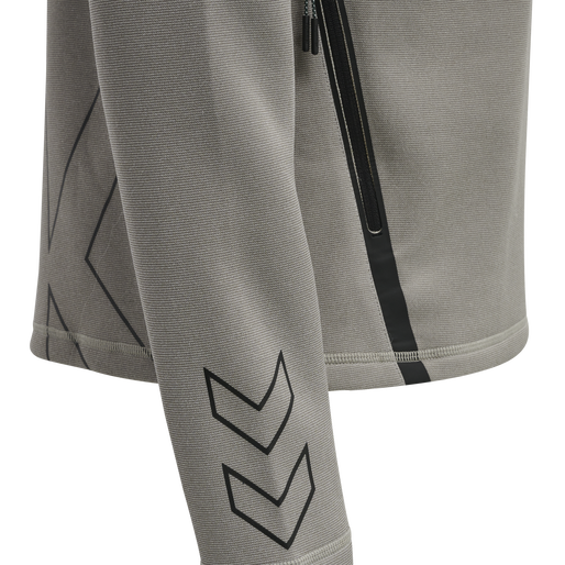 hmlCIMA XK HOODIE, GREY MELANGE hmlCIMA XK HOODIE, GREY MELANGE, packshot