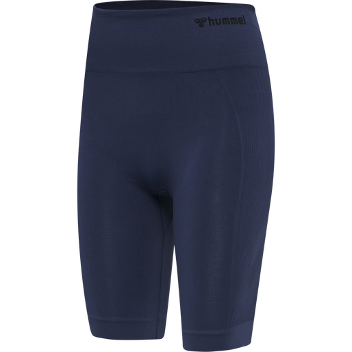 hmlTIF SEAMLESS CYLING SHORTS, BLACK IRIS, packshot