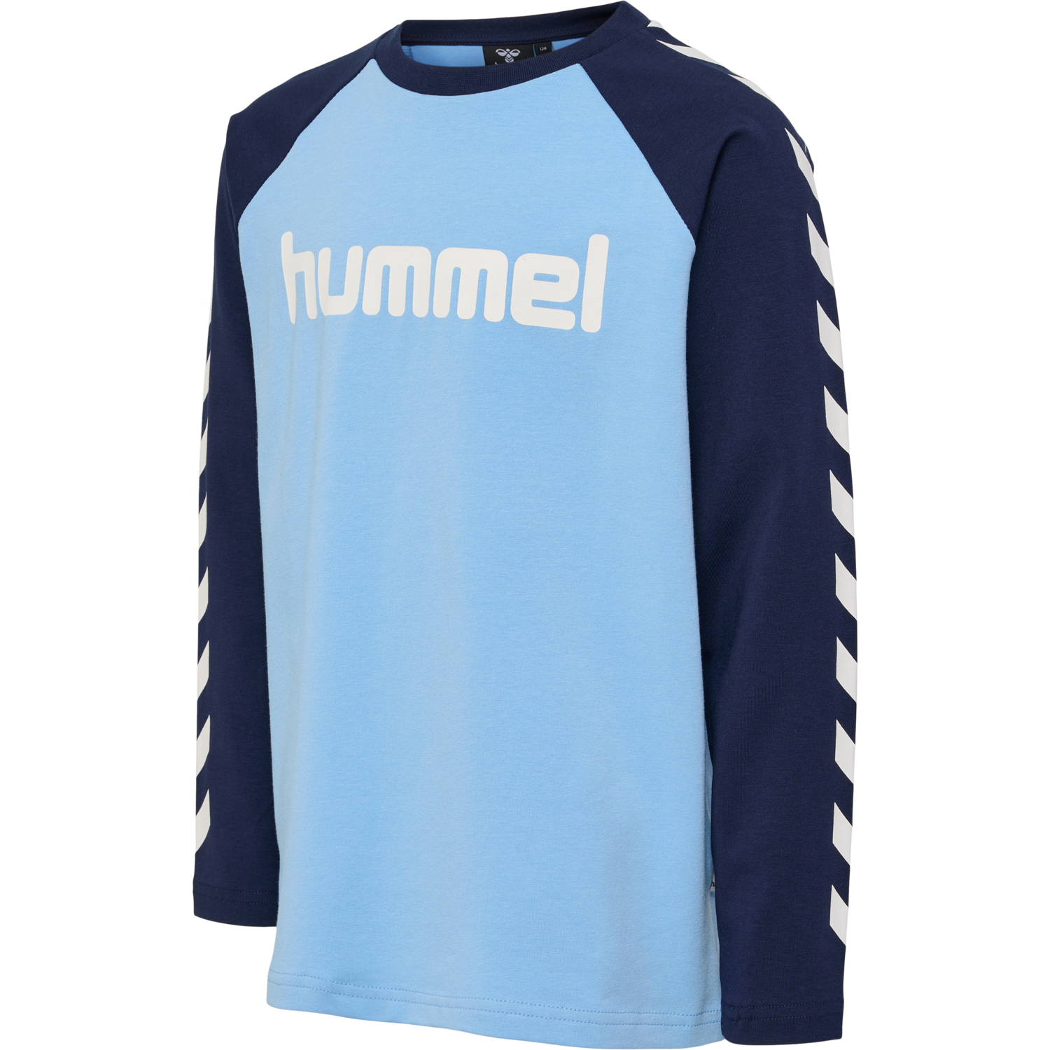 hmlBOYS T-SHIRT L/S, DUSK BLUE, packshot