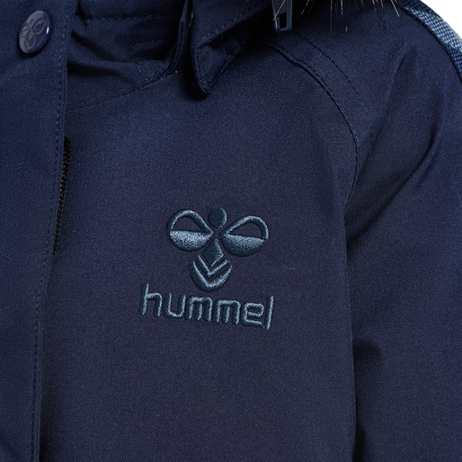 hmlCANYON TEX JACKET, BLACK IRIS, packshot