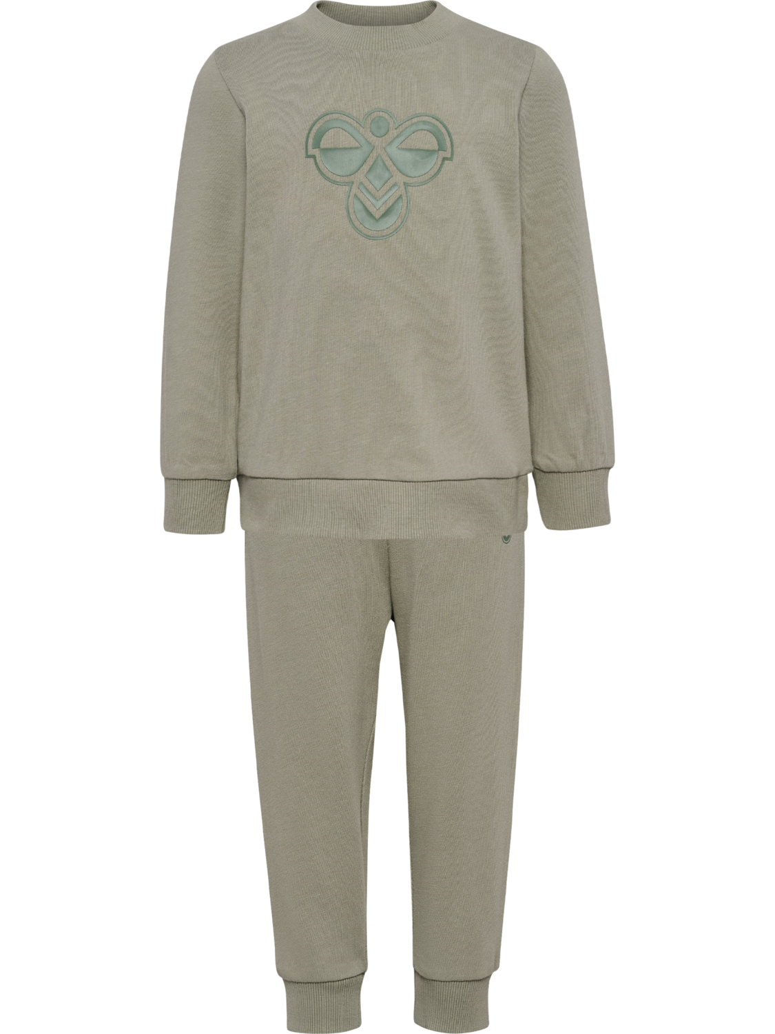 hmlMINI JERSEY CREWSUIT BEE, SHADOW, packshot