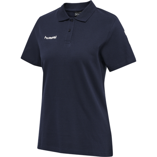 HMLGO COTTON POLO WO, MARINE HMLGO COTTON POLO WO, MARINE, packshot