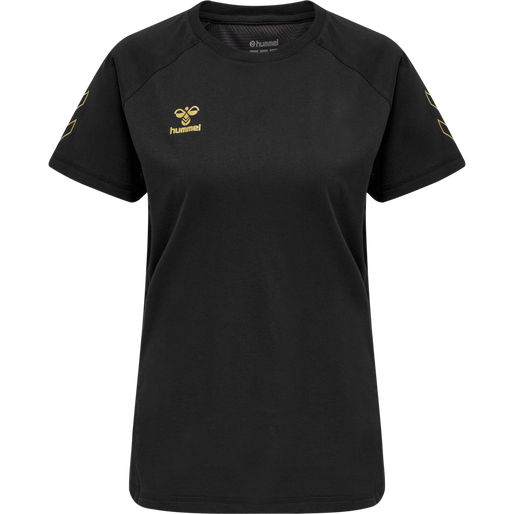 hmlCIMA XK T-SHIRT S/S WOMAN, BLACK, packshot