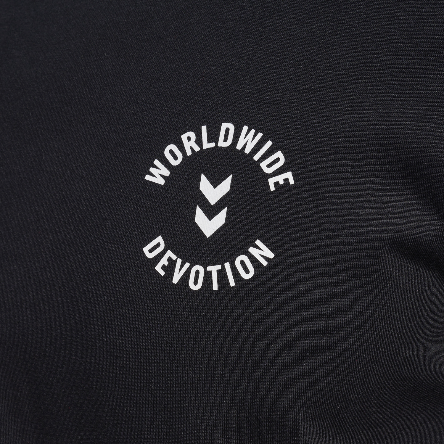 hmlLGC DEVOTION T-SHIRT, BLACK, packshot