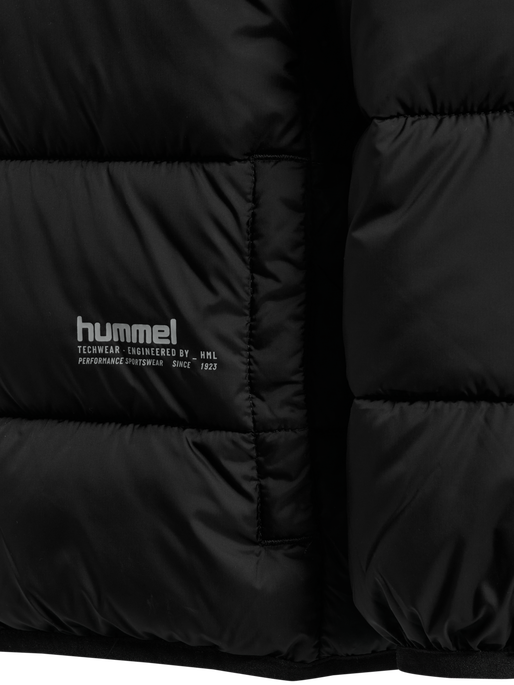 hmlJR LIGHTWEIGHT PUFFER JACKET, BLACK hmlJR LIGHTWEIGHT PUFFER JACKET, BLACK, packshot