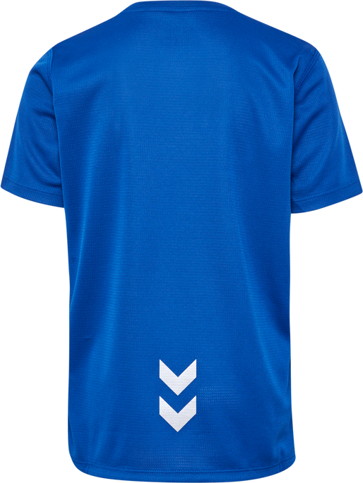 hmlRUN JERSEY S/S KIDS, TRUE BLUE, packshot