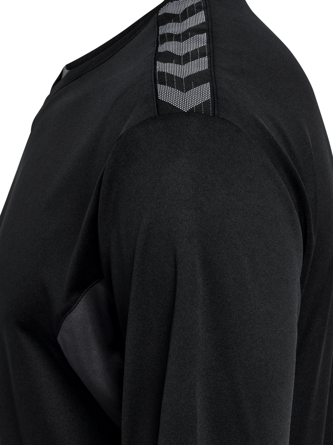 hmlAUTHENTIC PL JERSEY L/S, BLACK, packshot