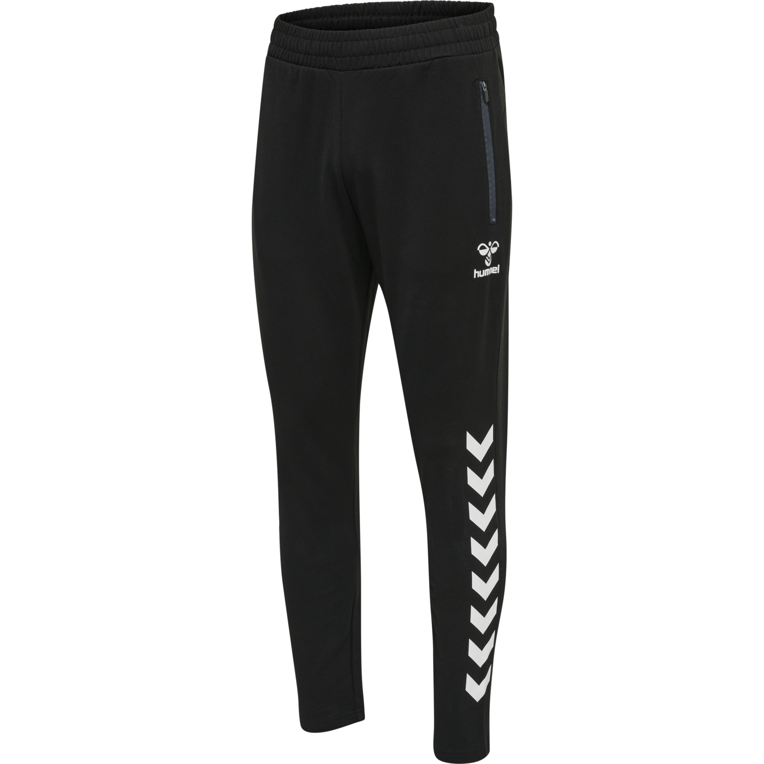 hmlRAY 2.0 TAPERED PANTS, BLACK, packshot