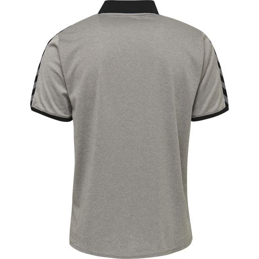 hmlAUTHENTIC FUNCTIONAL POLO, GREY MELANGE, packshot