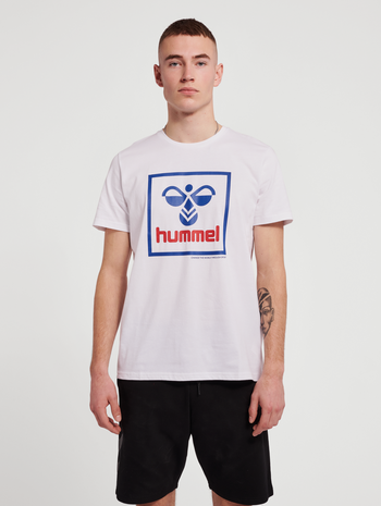 hmlISAM 2.0 T-SHIRT, WHITE, model