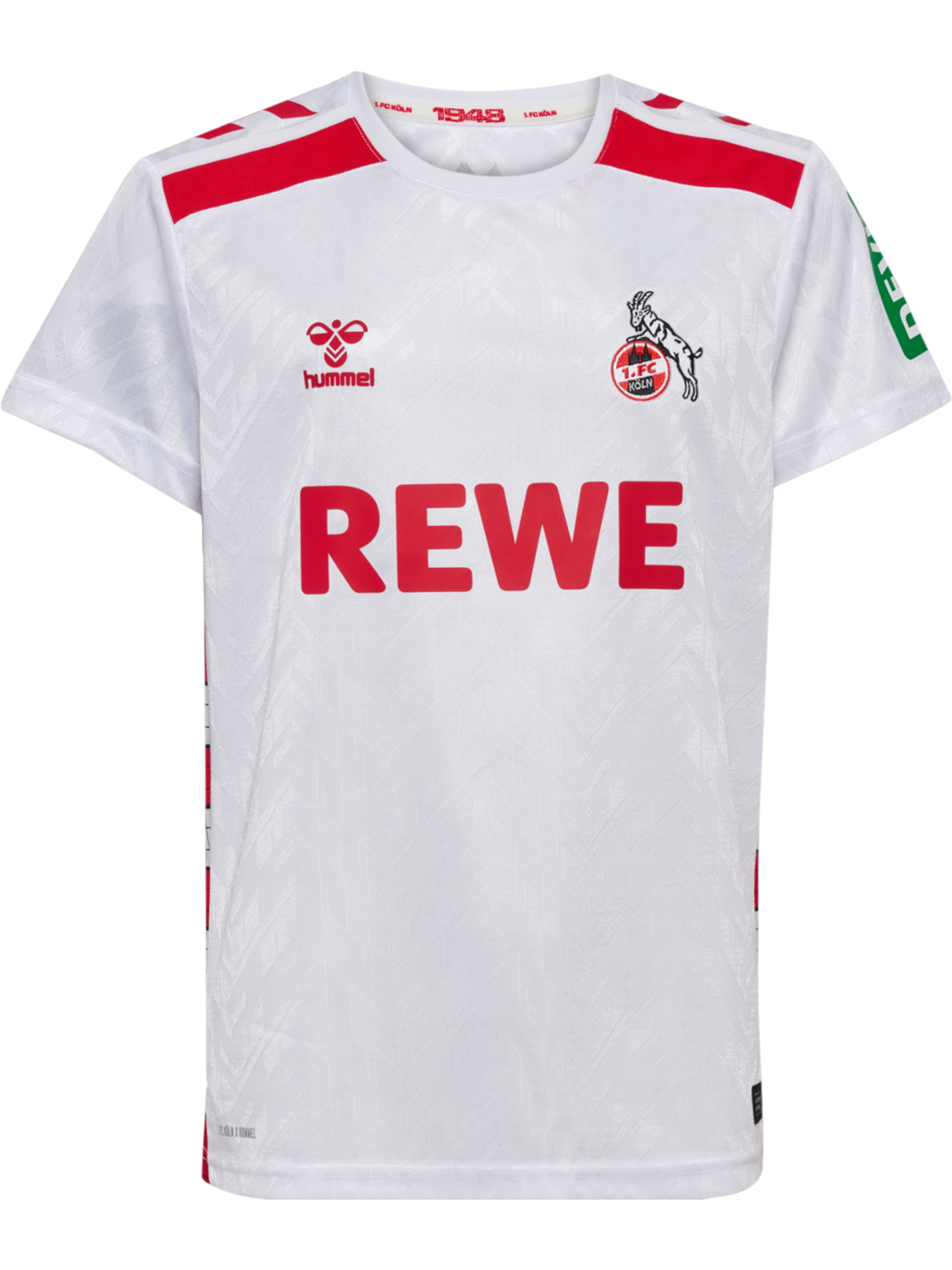 1FCK 24/25 HOME JERSEY S/S KIDS, WHITE/TRUE RED, packshot